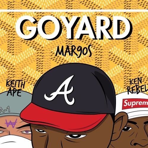 Album cover art for "Goyard" by Mar90s & Keith Ape & Ken Rebel