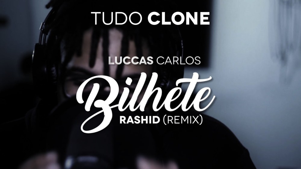 Album cover art for "Bilhete (Remix)" by Luccas Carlos