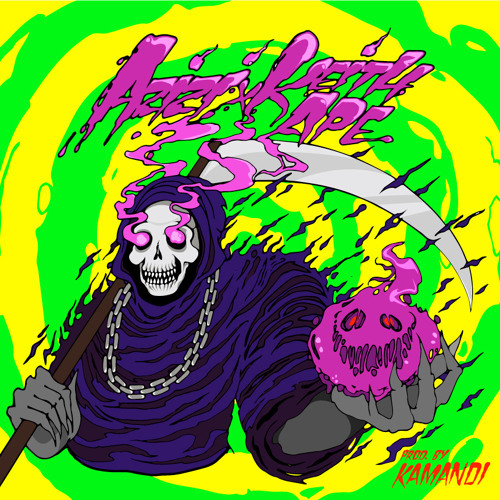 Album cover art for "Pae-Ki" by Azizi Gibson & Keith Ape