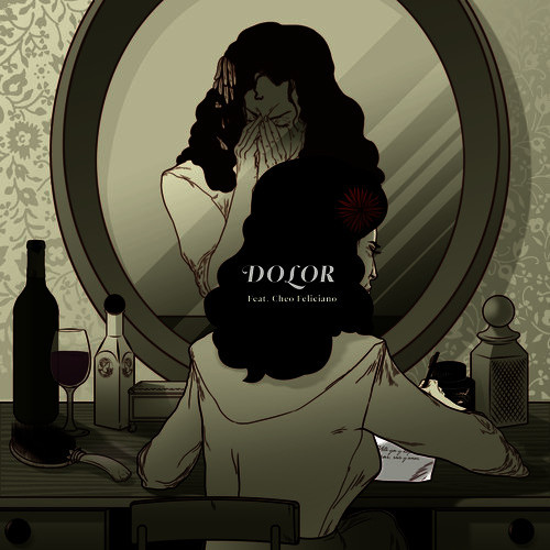 Album cover art for "Dolor" by iLe & Cheo Feliciano