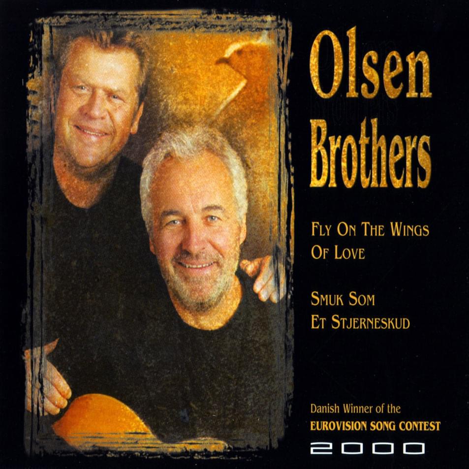 Album cover art for "Fly on the Wings of Love" by Brødrene Olsen