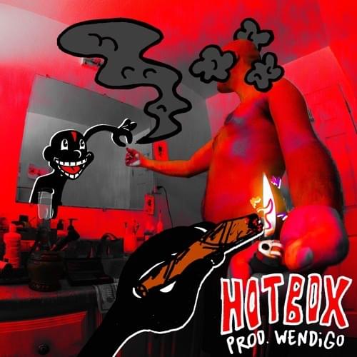 Album cover art for "HOTBOX" by Lil Darkie