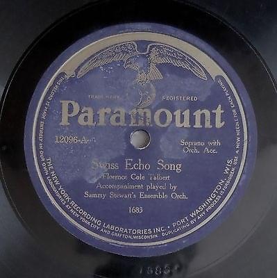 Album cover art for "Swiss Echo Song" by Florence Cole-Talbert
