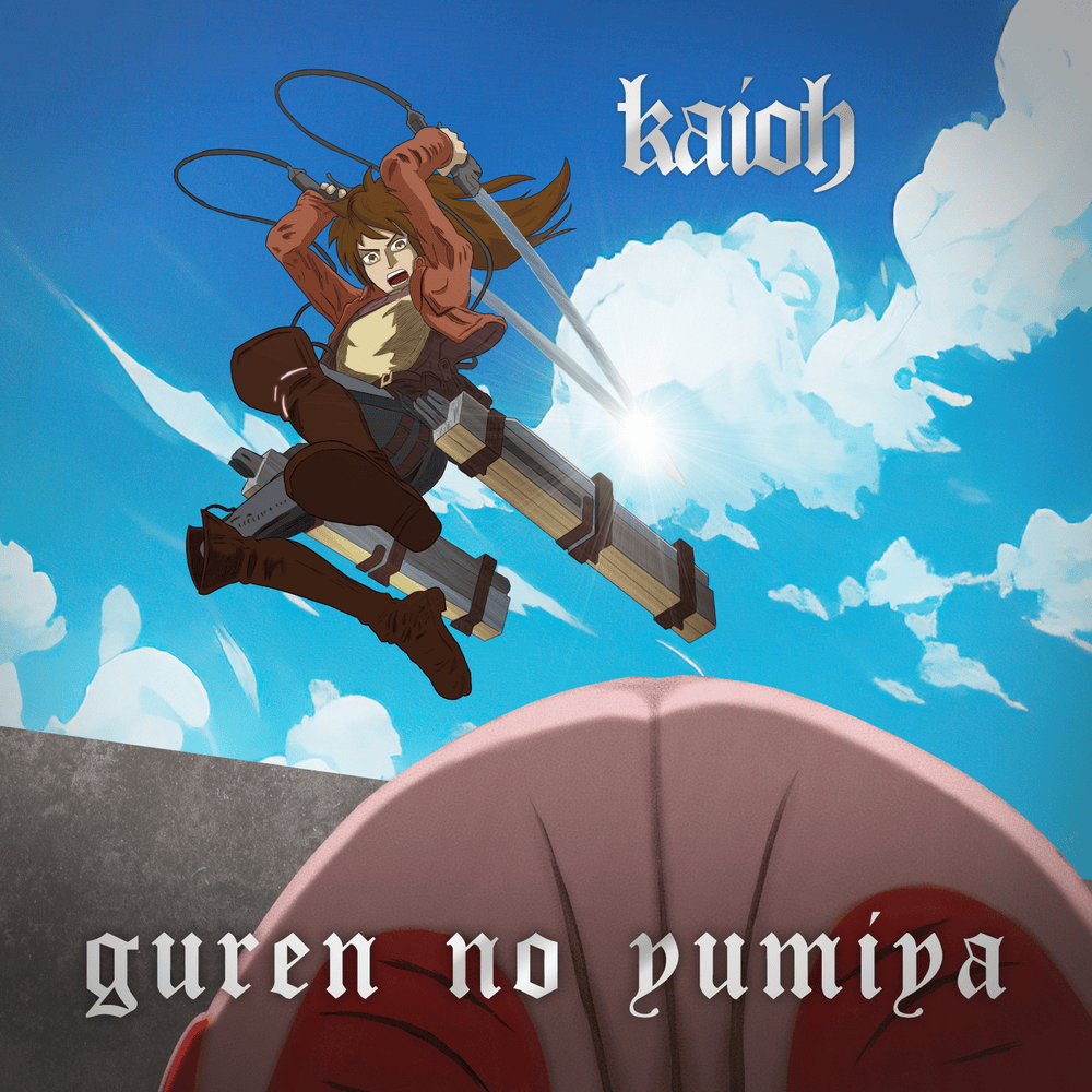 Album cover art for "Guren No Yumiya" by KAIOH