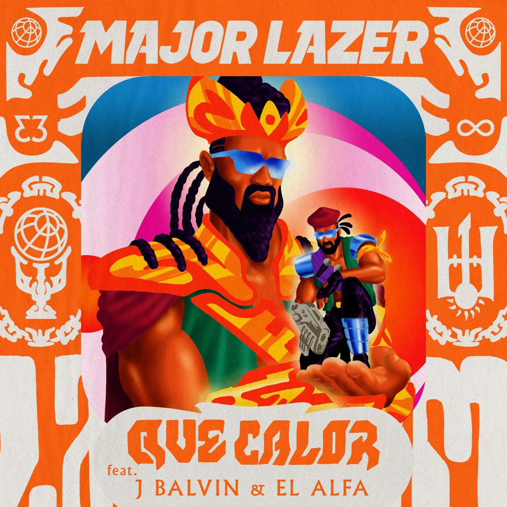 Album cover art for "Que Calor" by Major Lazer & J Balvin & El Alfa