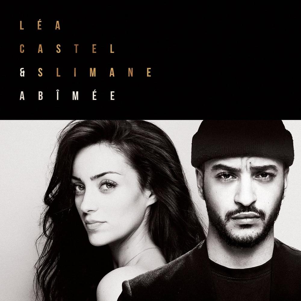 Album cover art for "Abîmée" by Slimane & Léa Castel