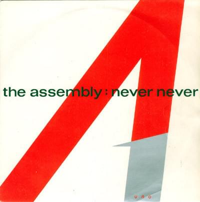 Album cover art for "Never Never (single version)" by The Assembly & Feargal Sharkey