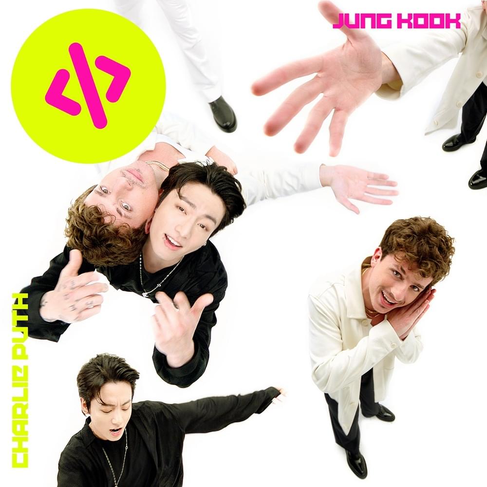 Album cover art for "Charlie Puth & Jung Kook - Left and Right (हिंदी अनुवाद)" by Genius Hindi Translations (हिंदी अनुवाद)