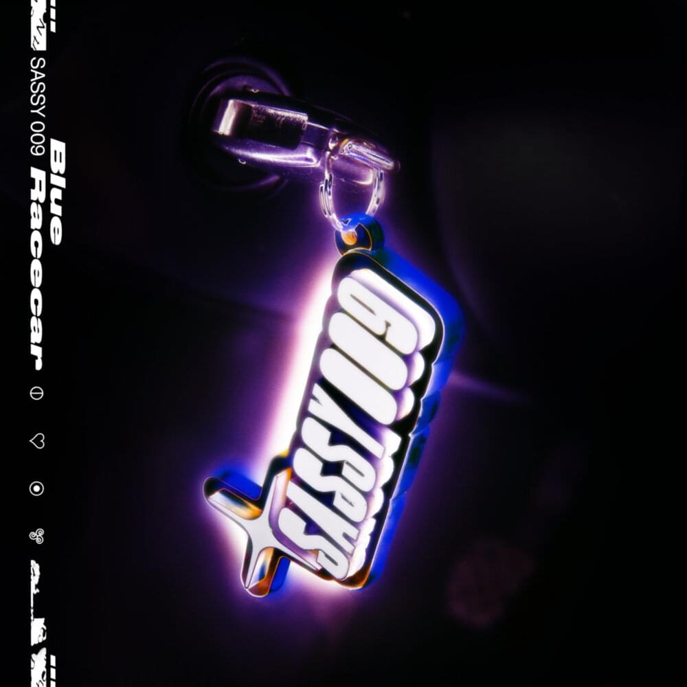 Album cover art for "Blue Racecar" by Sassy 009