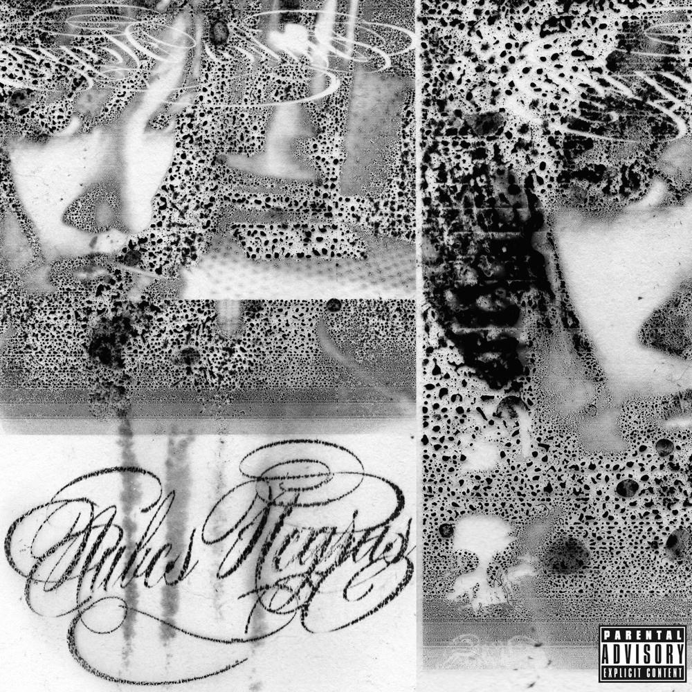 Album cover art for "Nubes Negras" by Yung Beef