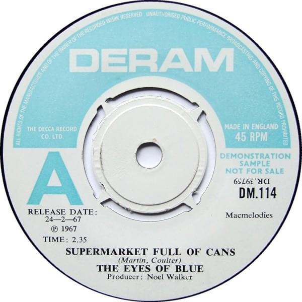 Cover image for Supermarket Full of Cans (Single)