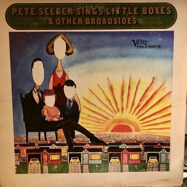 Album cover art for "The Willing Conscript" by Pete Seeger