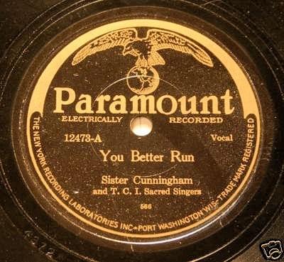 You Better Run (Matrix 4372, Take 2) by Sister Ernia Mae Cunningham