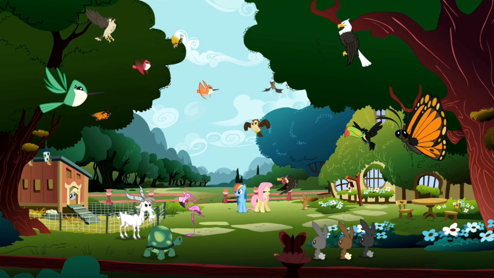 Album cover art for "May the Best Pet Win" by Fluttershy & Ashleigh Ball & Andrea Libman
