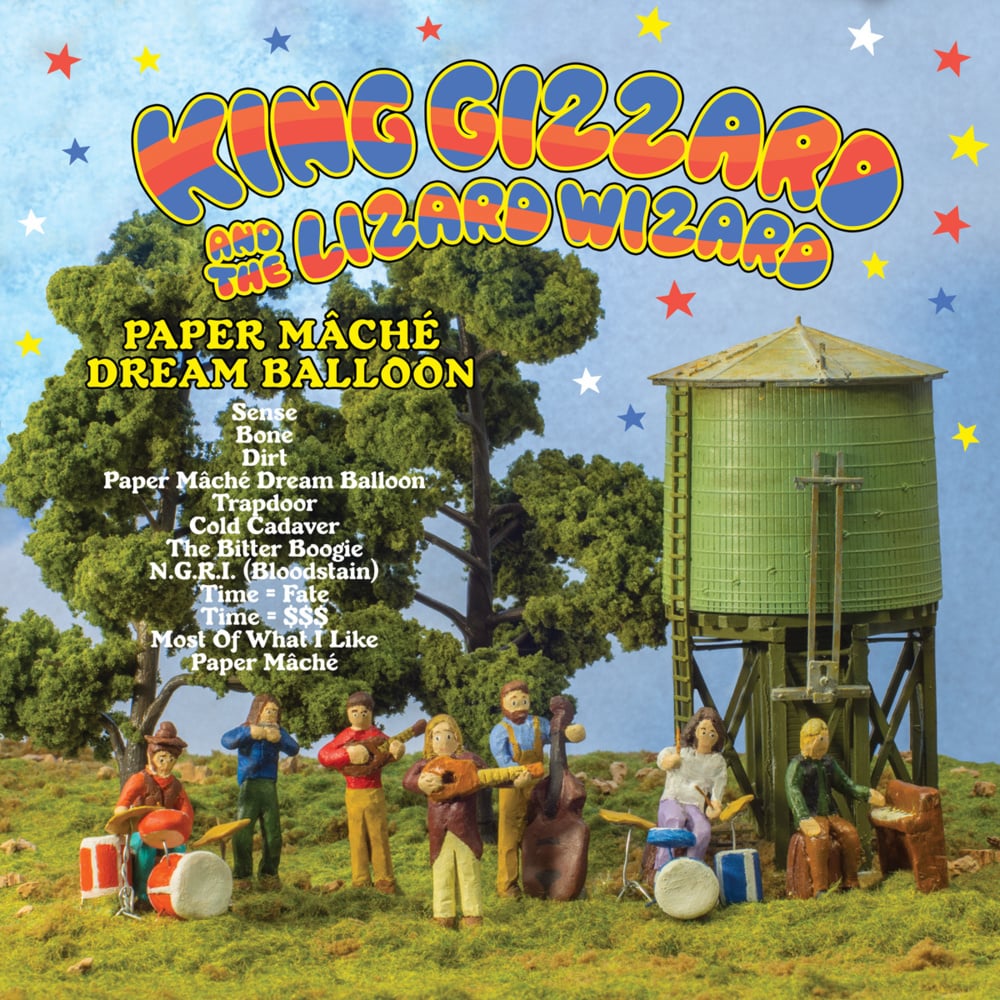Album cover art for "Paper M�ch� Dream Balloon" by King Gizzard & The Lizard Wizard