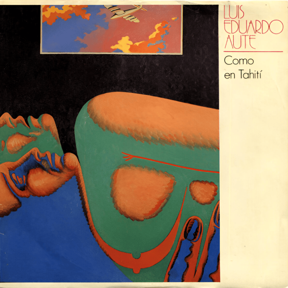 Album cover art for "Como en Tahití" by Luis Eduardo Aute