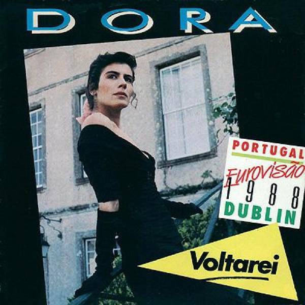 Album cover art for "Voltarei" by Dora (PT)