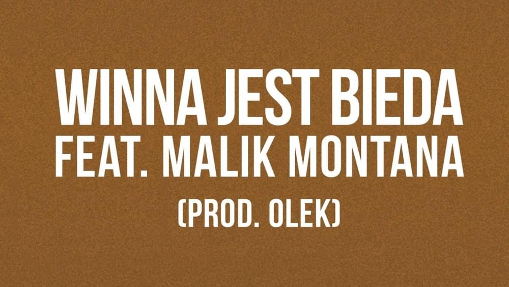 Album cover art for "Winna jest bieda" by Frosti & Malik Montana