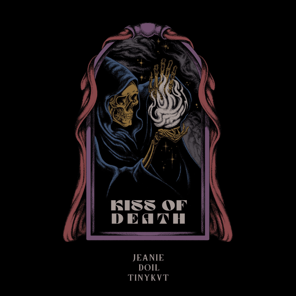 Album cover art for "Kiss of Death" by JEANIE & DoiL & Tinykvt