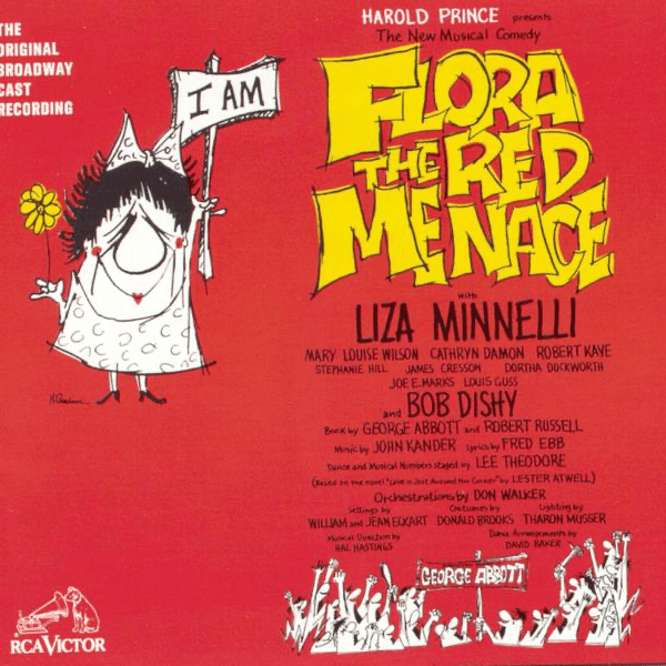 Album cover art for "The Flame" by Mary Louise Wilson, Bob Dishy,  Louis Guss & Flora the Red Menace Ensemble
