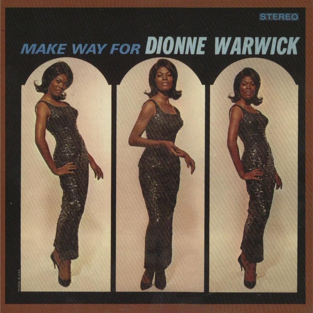 Album cover art for "I Smiled Yesterday" by Dionne Warwick