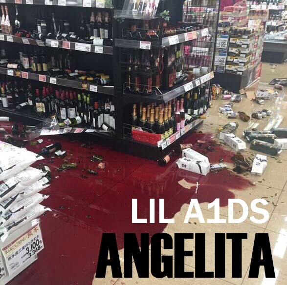 Album cover art for "Angelita" by SALUKI