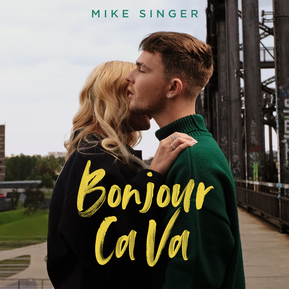 Album cover art for "Bonjour, ça va?" by Mike Singer