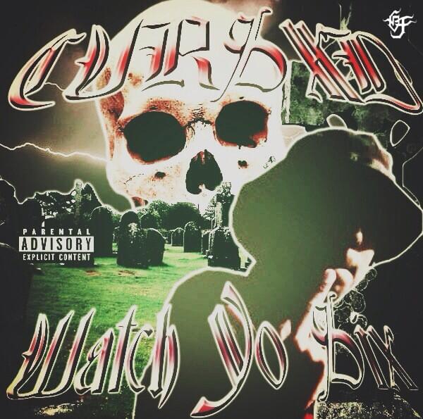 Album cover art for "BLASTED" by CURSED & Baker Ya Maker