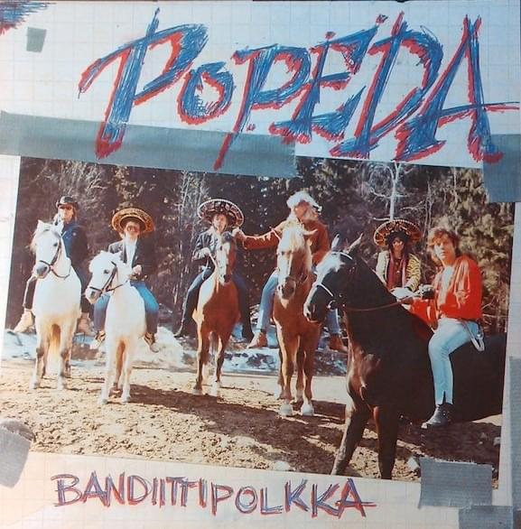 Album cover art for "Bandiittipolkka" by Popeda