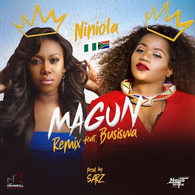 Album cover art for "Magun (Remix)" by Niniola & Busiswa