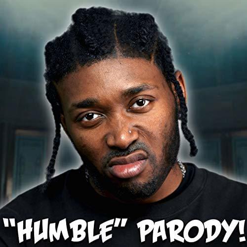Album cover art for "HUMBLE." by The Key of Awesome