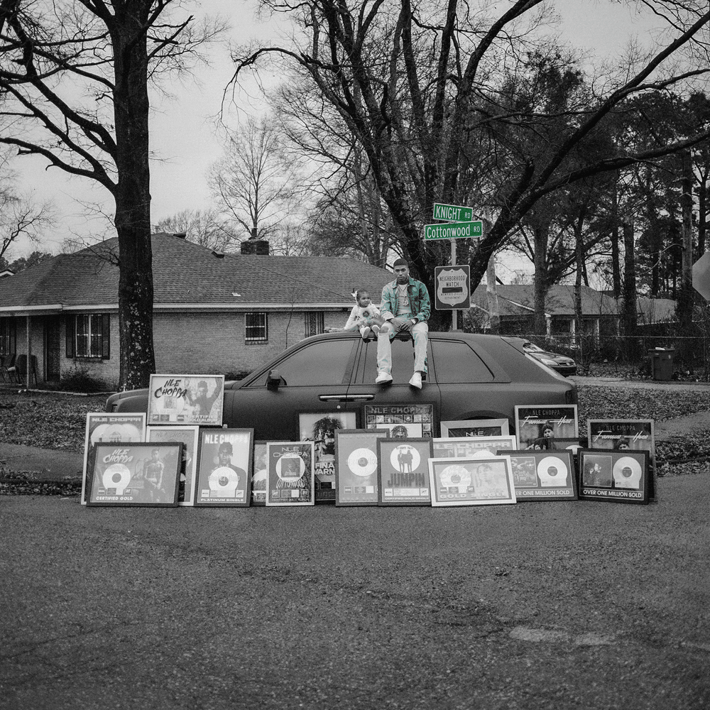 Album cover art for "HOME" by NLE Choppa