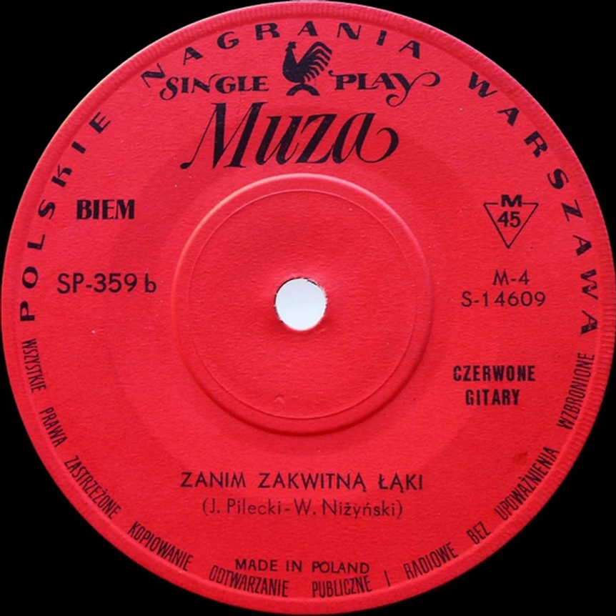 Album cover art for "Zanim Zakwitną Łąki" by Czerwone Gitary