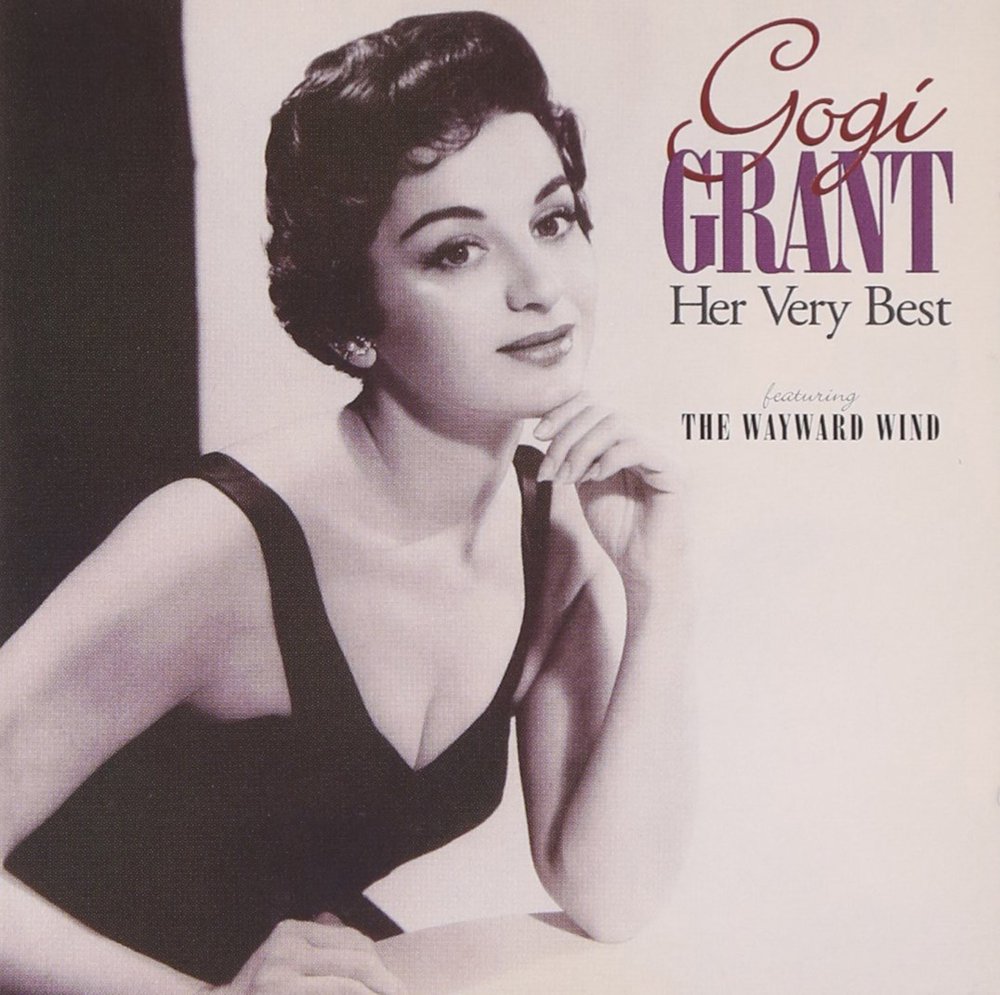 Album cover art for "The Wayward Wind" by Gogi Grant