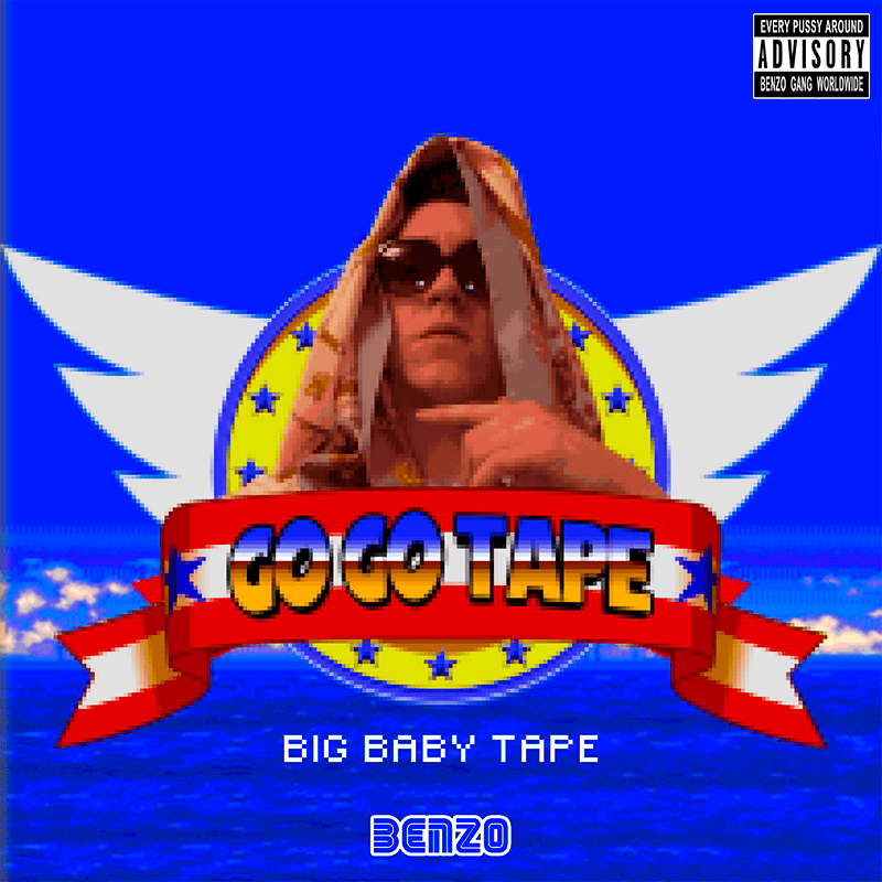 Album cover art for "Go Go Tape" by Big Baby Tape
