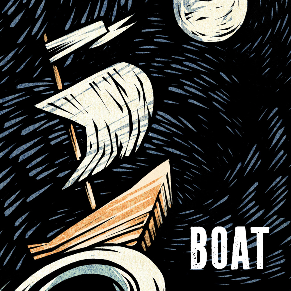 Album cover art for "The Boat Song" by Amanda Palmer & Jason Webley
