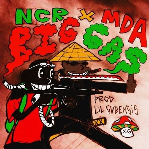 Album cover art for "BIG GAS" by Lil Darkie & AM. (Isaiah Malik Hill)