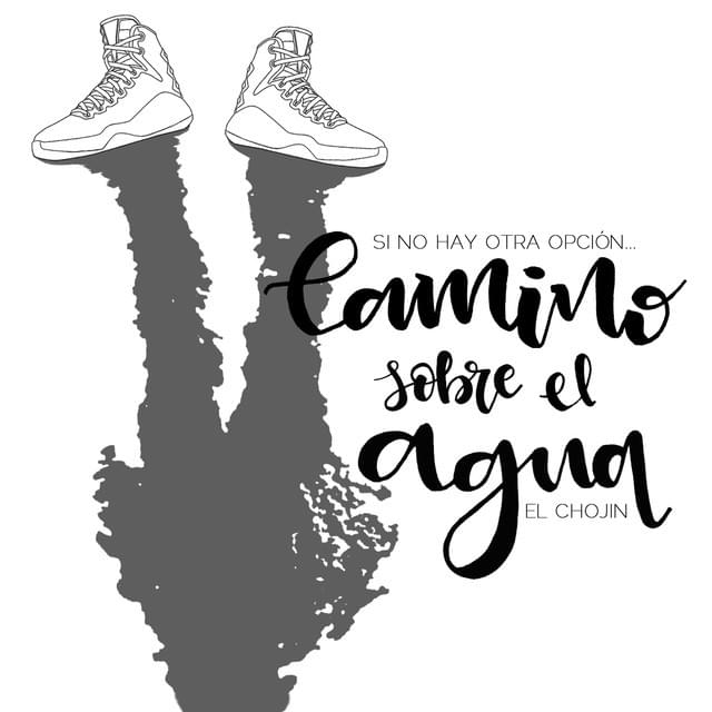 Album cover art for "Camino sobre el agua" by El Chojin & Lety Art & Lion Sitté