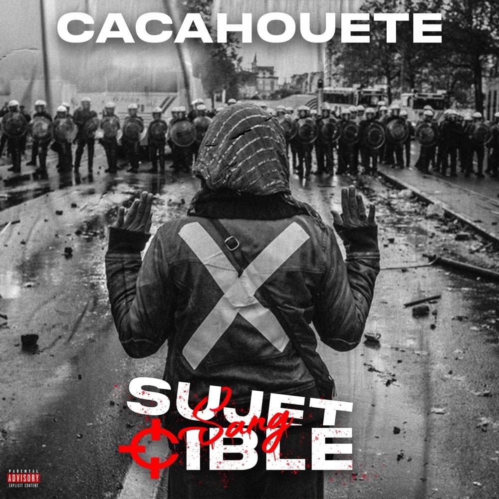 Album cover art for "Sujet Sang Cible" by Cacahouete