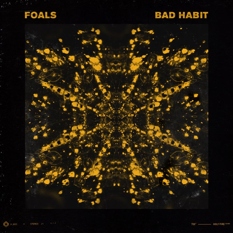 Album cover art for "Bad Habit" by Foals