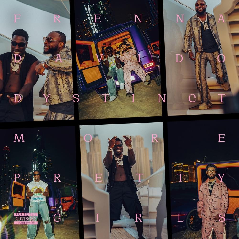 Album cover art for "MORE PRETTY GIRLS" by Frenna & Davido & DYSTINCT
