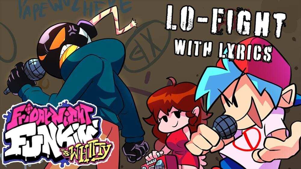 Album cover art for "Lo-Fight WITH LYRICS" by Juno Songs