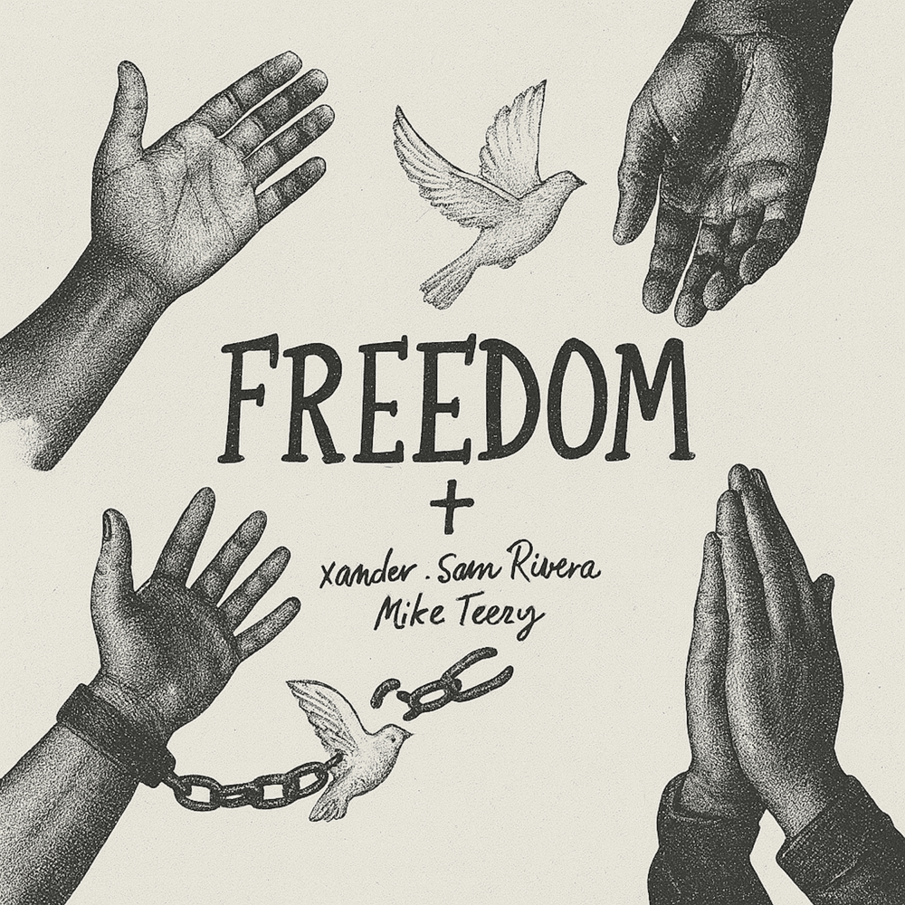 Album cover art for "Freedom" by xander.