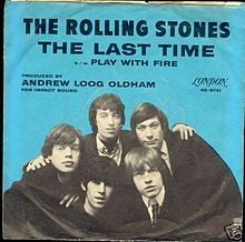 Album cover art for "The Last Time" by The Rolling Stones