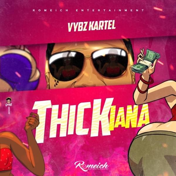 Album cover art for "Thickiana" by Vybz Kartel