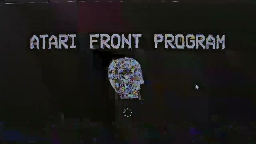 Album cover art for "ATARI FRONT PROGRAM" by 鬱P (Utsu-P) & 可不 (KAFU)