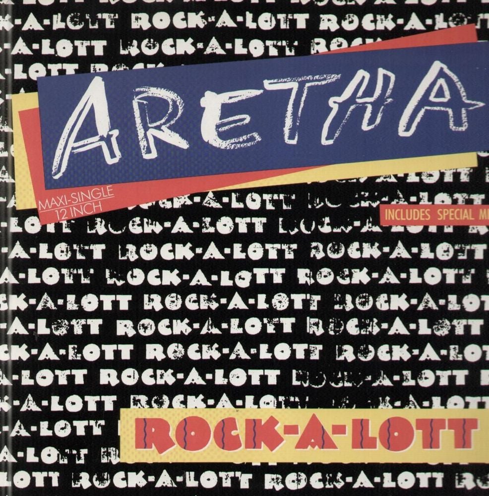 Album cover art for "Rock-A-Lott" by Aretha Franklin