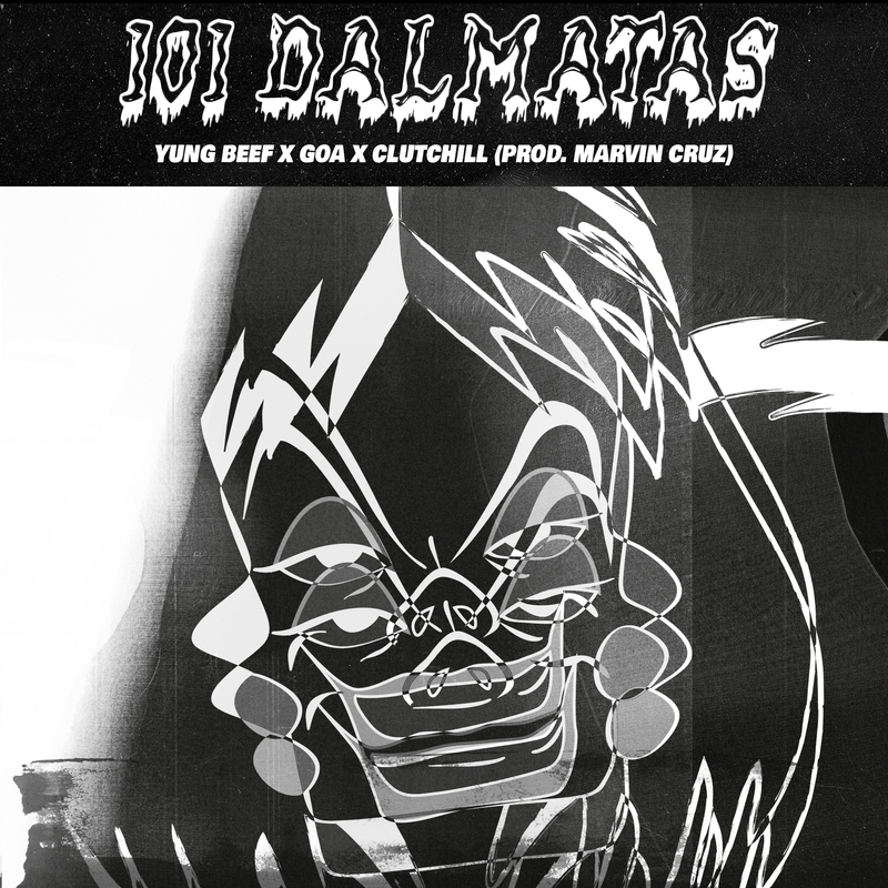 Album cover art for "101 Dalmatas" by Yung Beef & Marvin Cruz