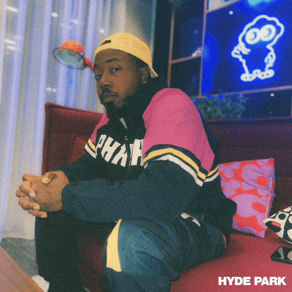 Album cover art for "Hyde Park" by Mark Battles