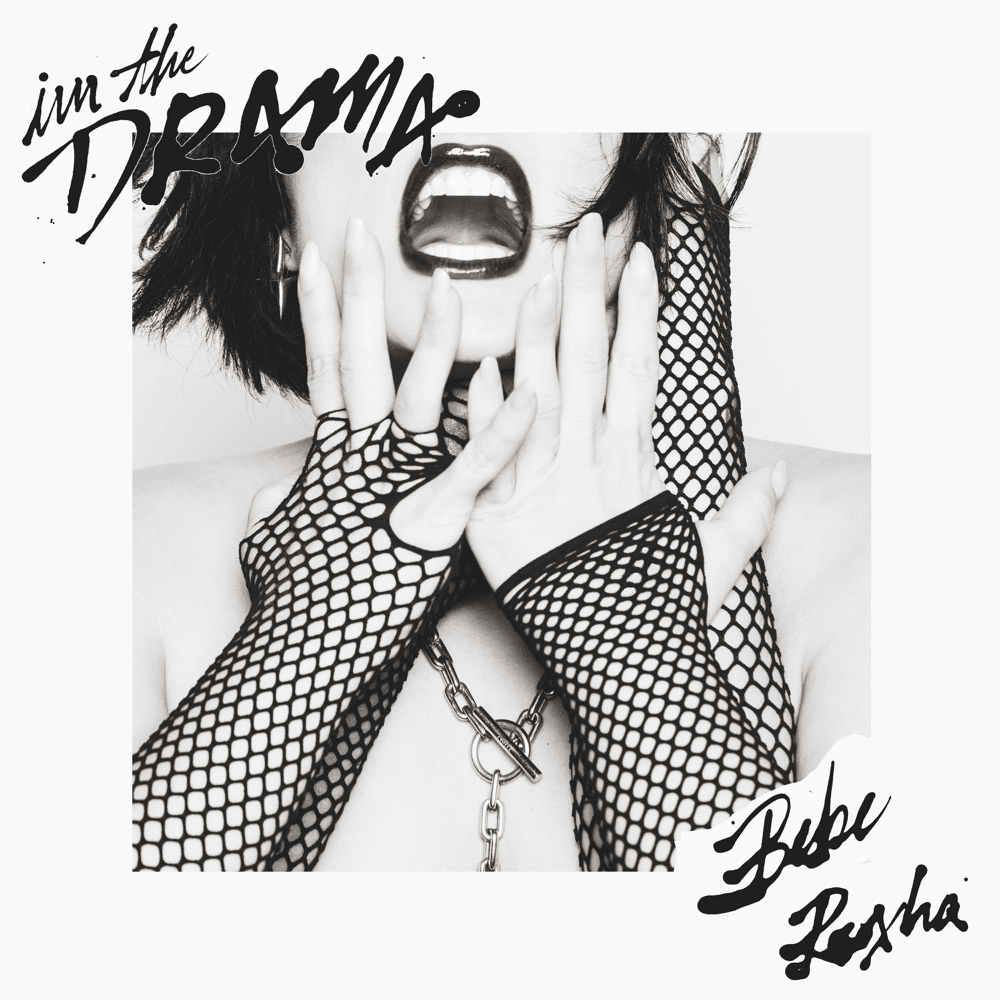 Album cover art for "I’m the Drama" by Bebe Rexha